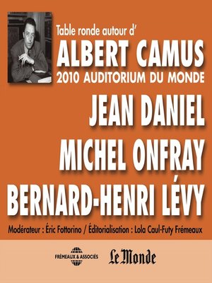 cover image of Autour d'Albert Camus